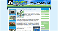 Desktop Screenshot of nc-airductcleaning.com