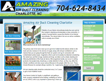 Tablet Screenshot of nc-airductcleaning.com